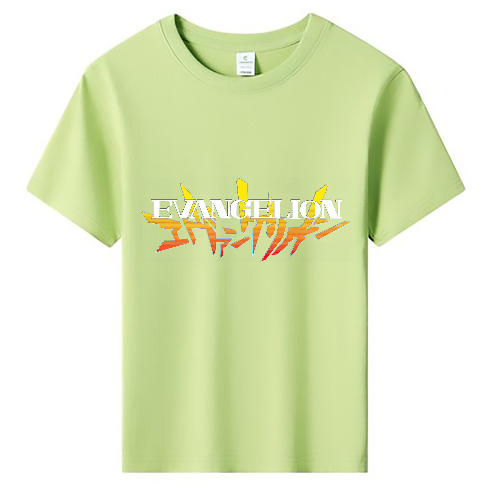 （画像用） EVA 新世紀エヴァンゲリオン 綿100％キッズTシャツ（フロントプリント）